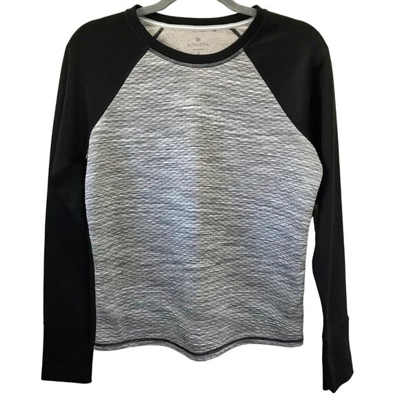 Athleta‎ Women's Snowscape Quilted Athletic Long-Sleeve Shirt Base Layer Size S - Picture 2 of 8